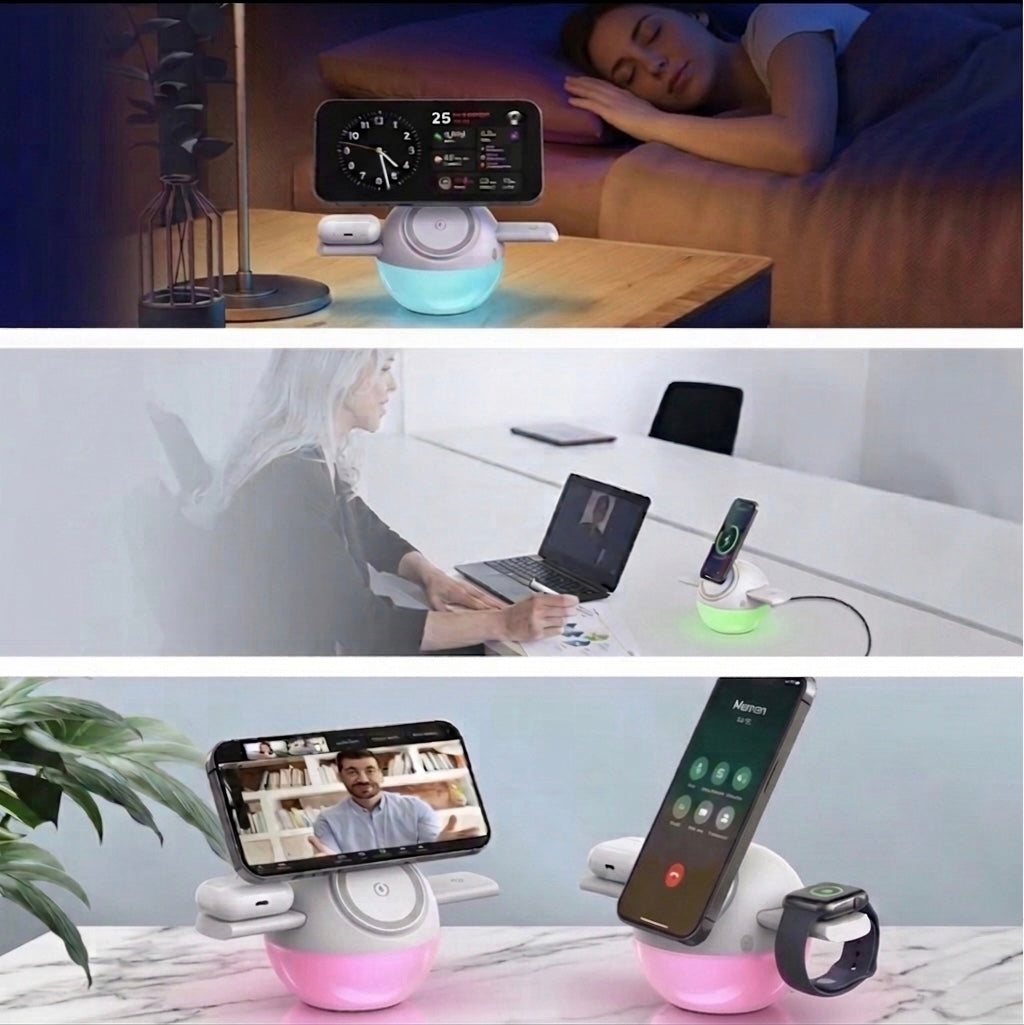 Station de charge 3 en 1 sans fil