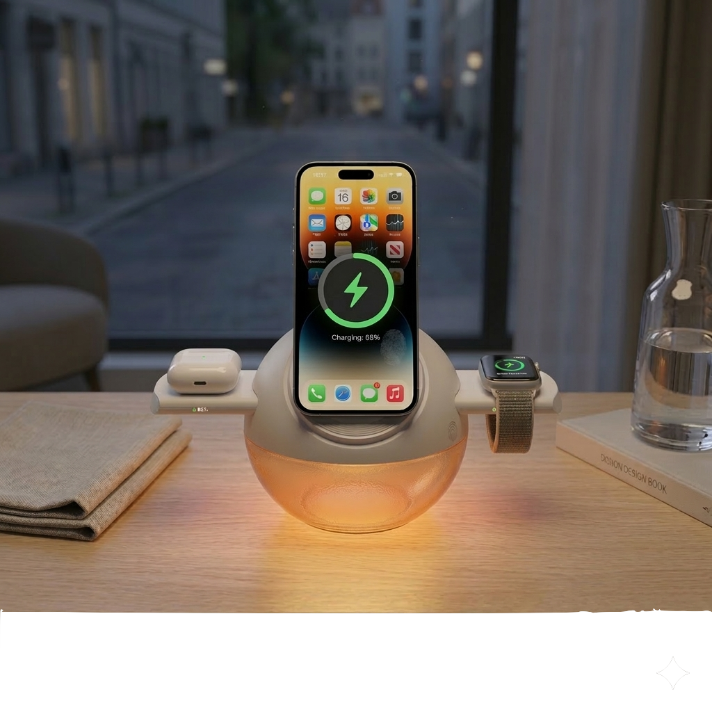 Station de charge 3 en 1